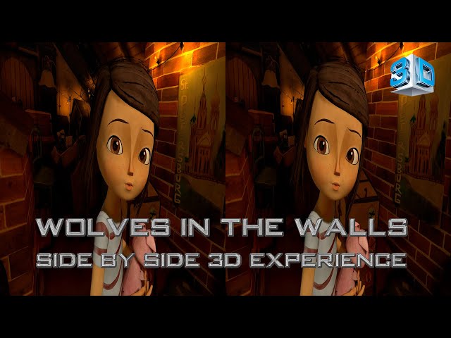 Wolves in the walls - 3D Side by side VR animation game video
