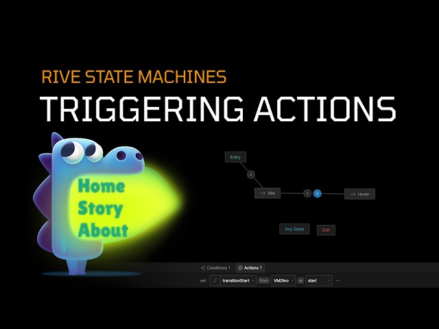 Trigger Actions from State Machine States or Transitions