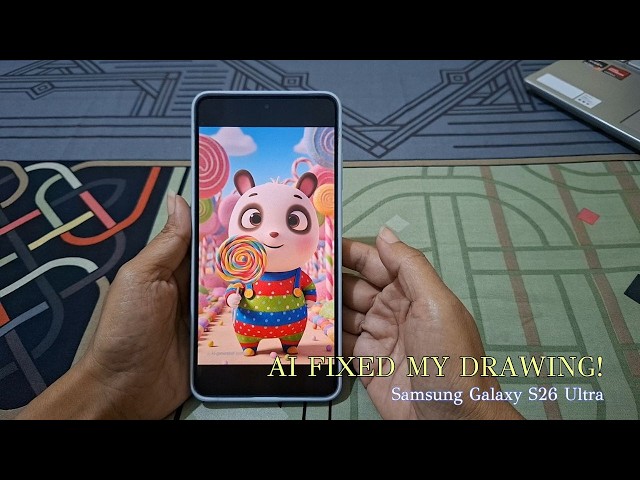 How to Turn a Bad Sketch into AI Art in Creative Studio on Samsung Galaxy S26 Ultra