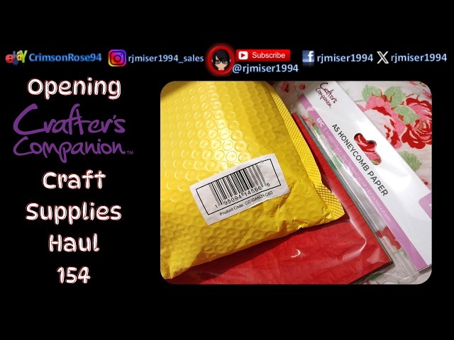 My Crafter's Companion Craft Supplies Haul! 154