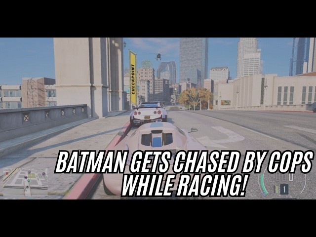 Batman gets chased by COPS while racing! | GTA 5 RP NoPixel 4.0
