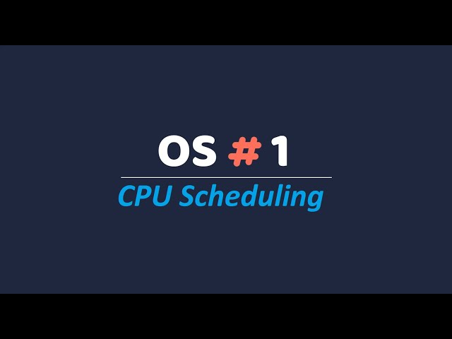 CPU Scheduling in Operating System -| #Tutorial-5