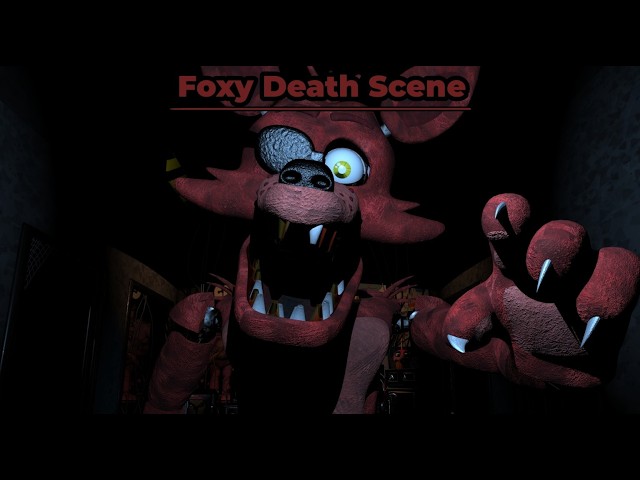 [BLENDER FNAF] Fixed Foxy Death Scenes (QTE)