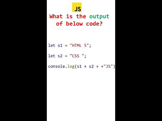 javascript interview questions | strings in javascript | string concatenation #javascript