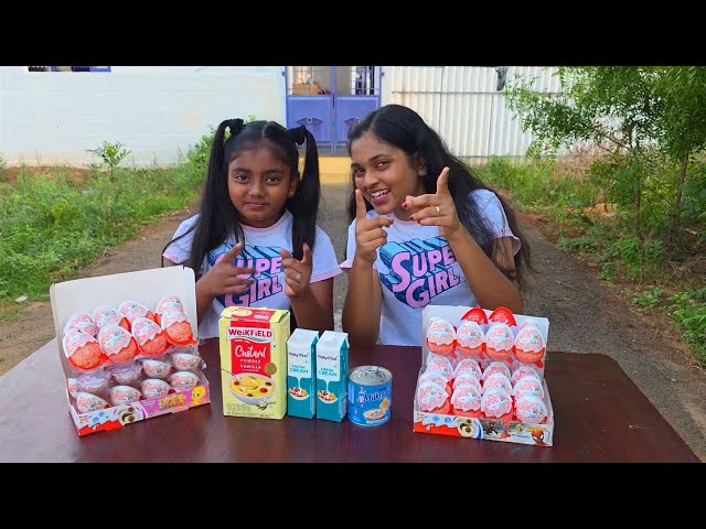 Kinderjoy Ice-cream 🍧Kutty chef Diya 👩‍🍳 must try 😋 cooking