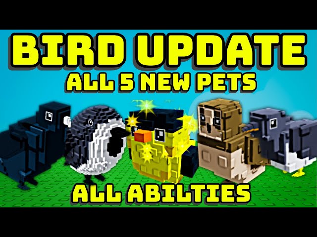 🌟 GOLD FINCH, CUCKOO, BIRB, AND MORE - ALL NEW PET ABILITIES IN GROW A GARDEN