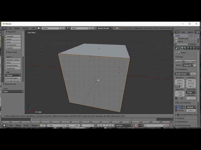 Tutorial Blender , I Insert