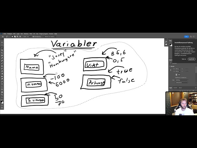 Vid 8 Variabler som koncept