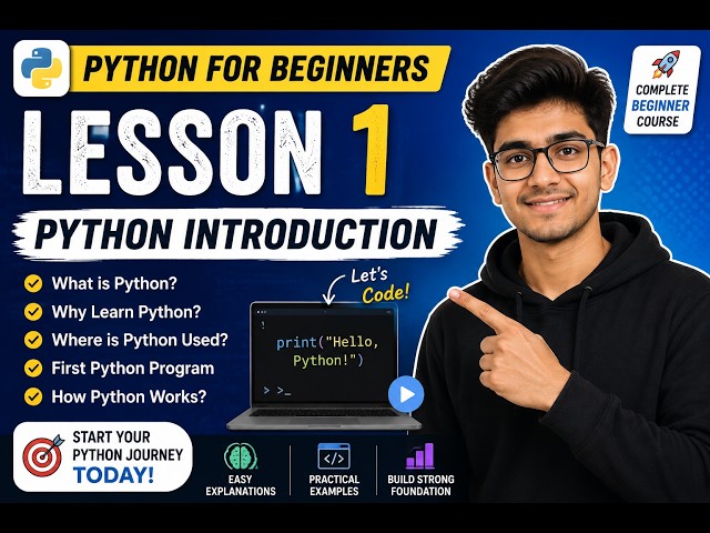 Python Programming for Beginners — Lesson 1: Introduction to Python