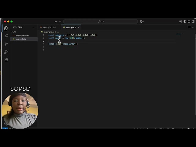 Week 4 - Lesson 3: JavaScript Set