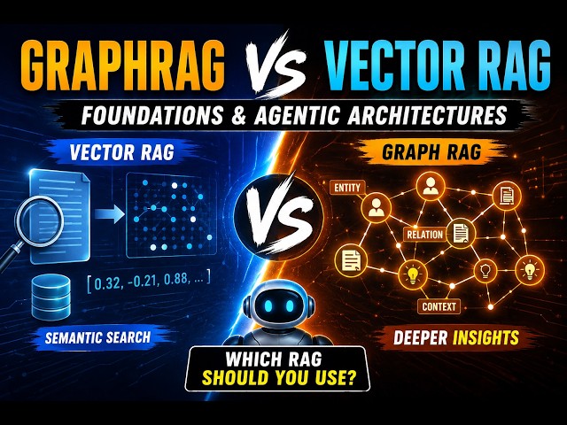 GraphRAG vs Vector RAG: Foundations & Agentic Architectures