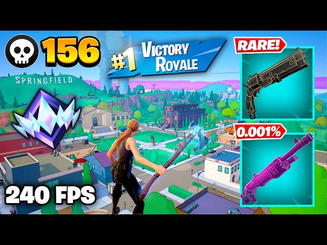 156 Elimination "RANKED RELOAD" Gameplay Wins (Fortnite Chapter 7 Keyboard & Mouse)