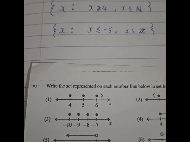 Grade 10 Exam Build Up (Maths Paper 1, 2025)| Set Builder Notation