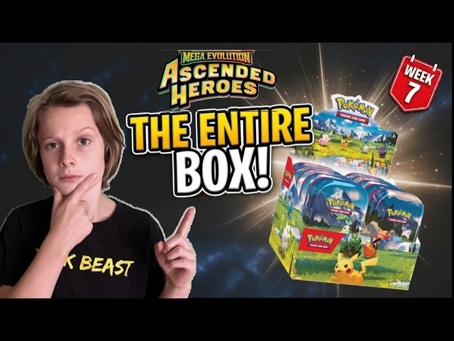 Week 7! Can This Ascended Heroes Mini Tin Finally Have Pikachu or Gengar?! 😱🔥eek 7!
