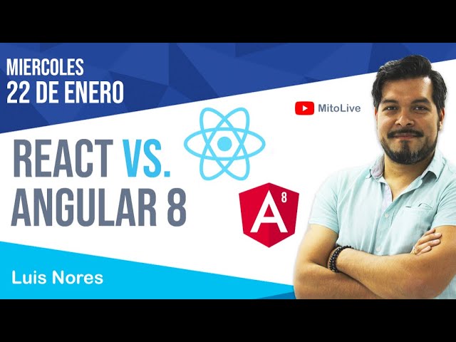 React.js vs Angular 8