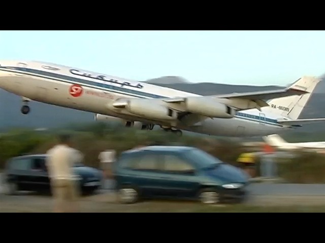 Flugzeug hebt zu spät ab