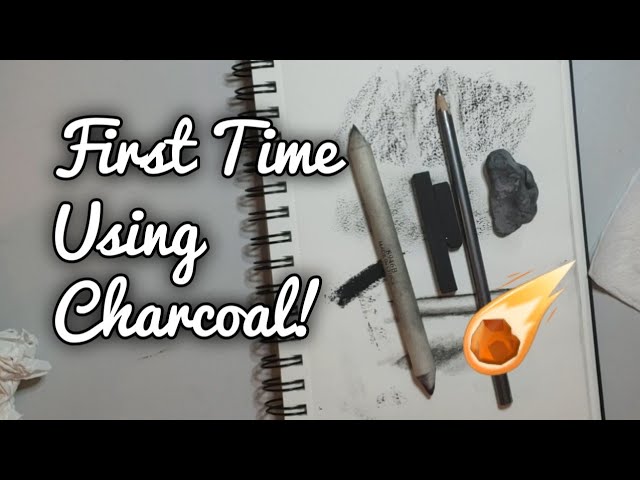 How to use Compressed Charcoal Sticks | Charcoal Tutorial