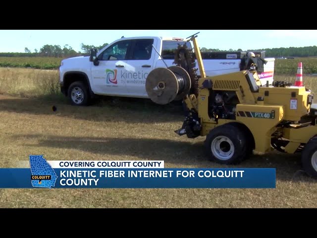 Kinetic Fiber internet for Colquitt County