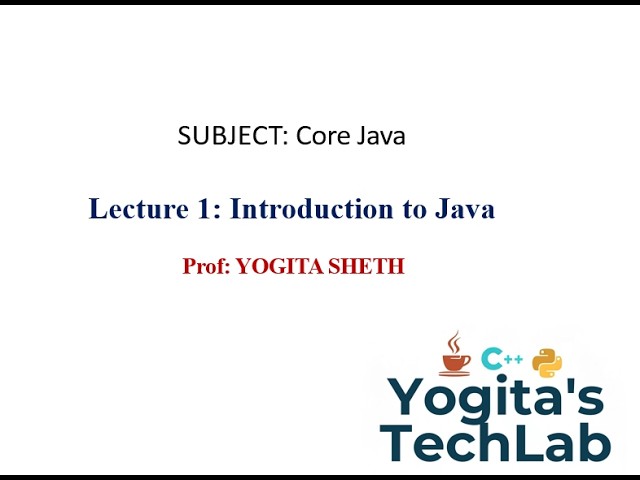 Introduction to Java