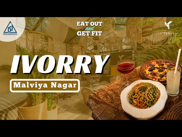 Ivorry Delhi | Malviya Nagar Cafes | BBQ Chicken Pizza | Manhattan Cocktail | EAT OUT AND GET FIT