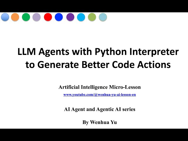 LLM Agents with Python Interpreter to Generate Better Code Actions