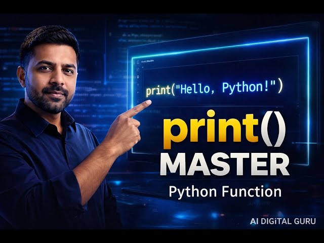 print() Function in Python | हर Beginner को ये जानना ज़रूरी है