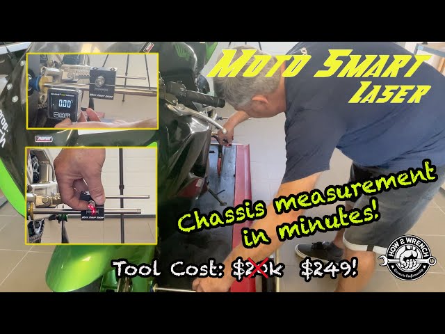 Part 1 Moto Smart Laser chassis measuring tool. DIY motorcycle frame inspection! Prop Tech Tools