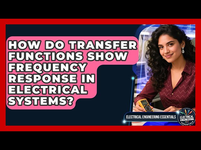 How Do Transfer Functions Show Frequency Response In Electrical Systems?