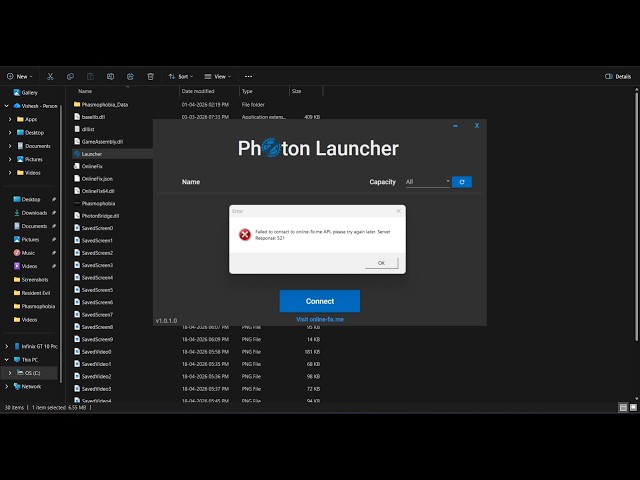 Phasmophobia photon launcher error problem solved.                    #phasmophobia #problemsolving