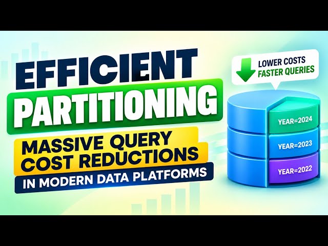 Efficient Partitioning | Massive Query Cost Reductions in Modern Data Platforms | Uplatz