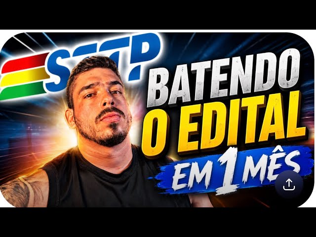 STTP  CAMPINA - BATENDO O EDITAL EM 1 MÊS.