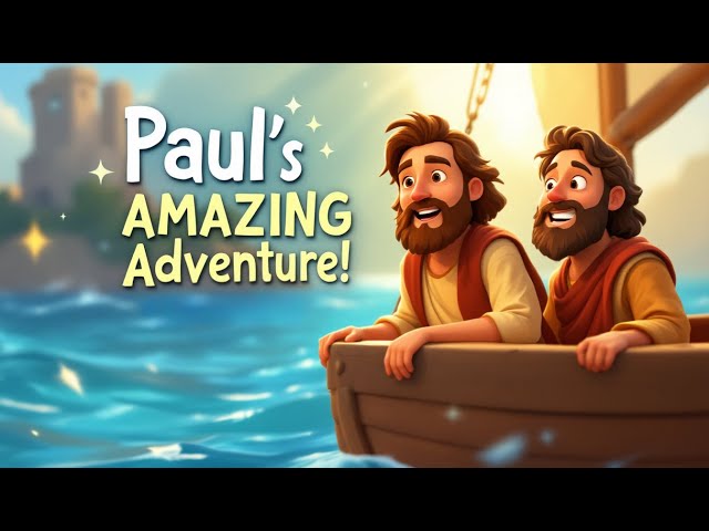 The Brave Missionaries: Paul's Amazing Adventure in Cyprus! 🌟 | Kids Bible Adventures