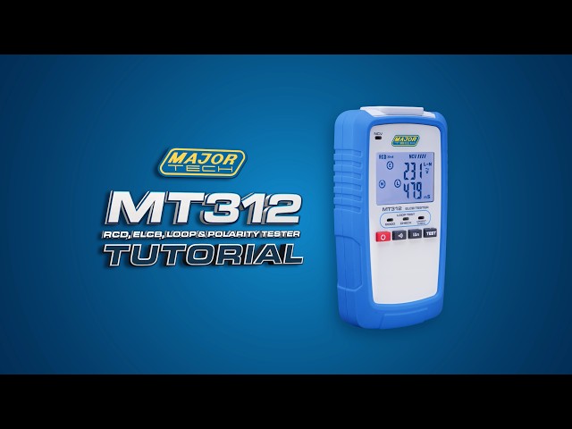 Major Tech MT312 ELCB Tester Tutorial