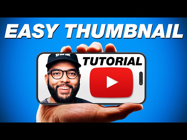 How To Make A YouTube Thumbnail in 3 Minutes