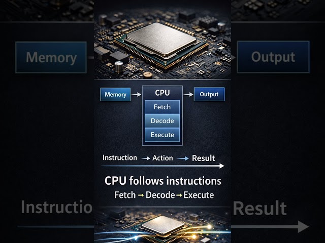 How CPU Works | Fetch Decode Execute Cycle Explained Simply
