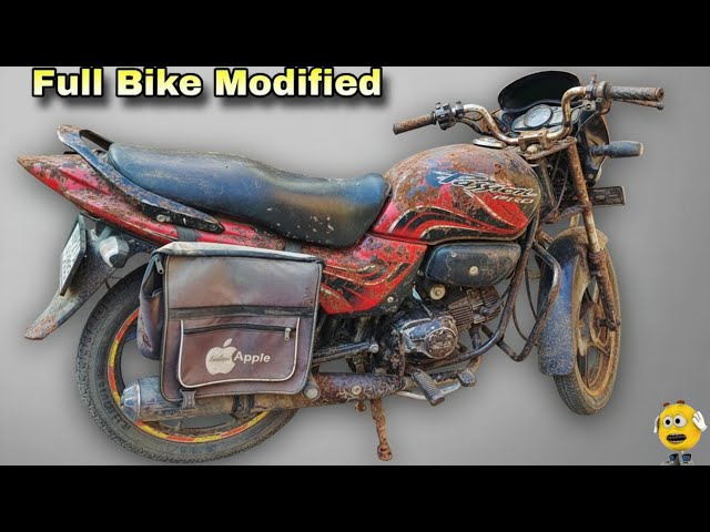 15 Years Old Passion Pro Bike Full Modification | Old Motorcycle Modified | Qamar Bike Restoration