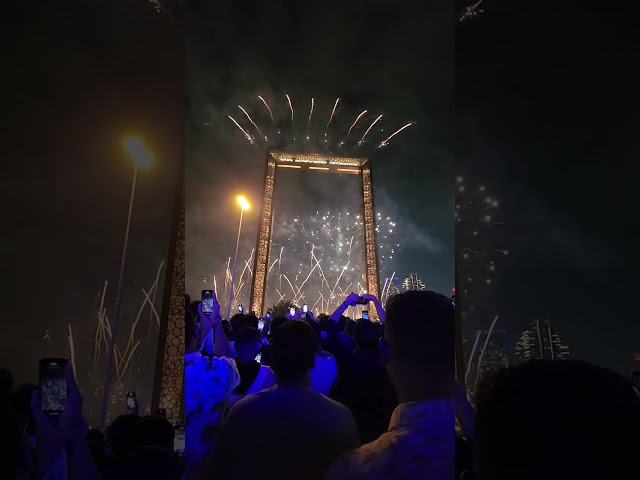 New year fireworks in uae.