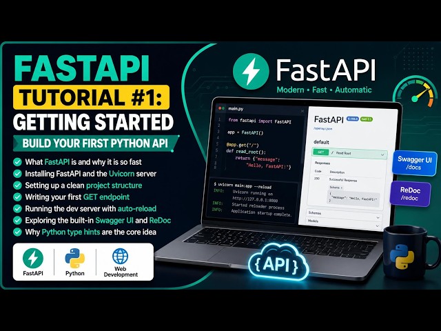 FastAPI Tutorial #1: Getting Started — Build Your First Python API