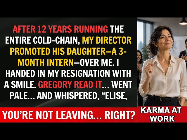 After I Did Everything, My Manager Promoted His Daughter—So I Walked Away in Silence