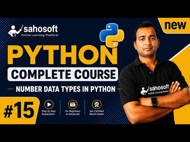 Number Data Types in Python  | Python AI based | Complete Python course Series 2026 #python