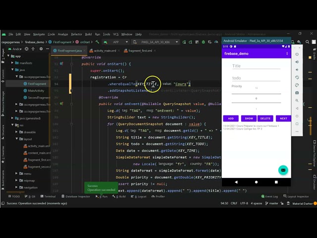 Cours 19 Firebase 6-Requête simple