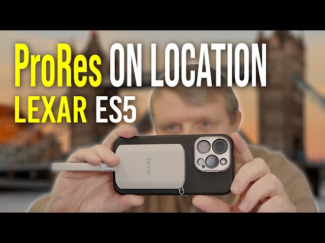 Record 10 Bit ProRes Log on iPHONE with the LEXAR ES5 SSD