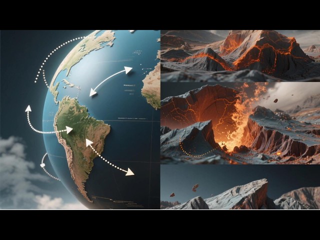 La Historia Geológica de la Tierra | Volcanes, Tectónica de Placas y Océanos para Dormir!