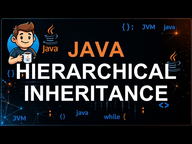 71 - Hierarchical Inheritance in Java | Explained with Real-World Examples