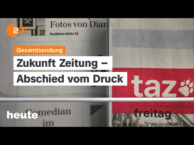 heute 19:00 Uhr vom 17.10.2025 E-Paper statt Zeitung, Nord-Stream Sprengung, Tomahawk Lieferungen