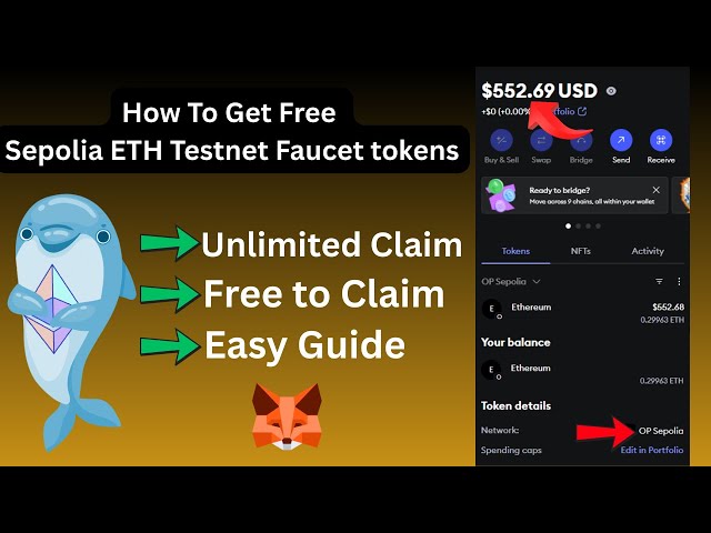 How To Get Free Sepolia ETH Testnet Faucet tokens | Claim For Free | Complete Guide