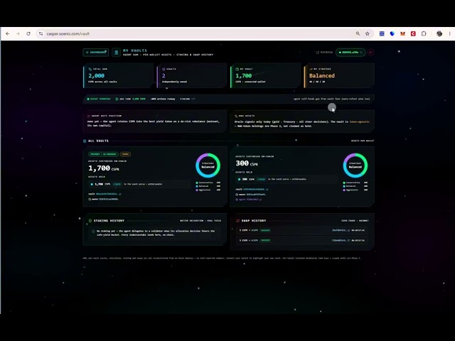 Agent Casper — Autonomous AI Agent Doing Real DeFi on Casper Mainnet (x402 + MCP)