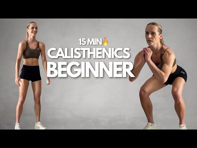 15 MIN BEGINNER CALISTHENICS WORKOUT AT HOME | No Equipment