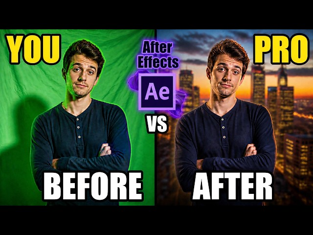 Remove Green Screen Like Movie Editors 6 Minutes After Effects