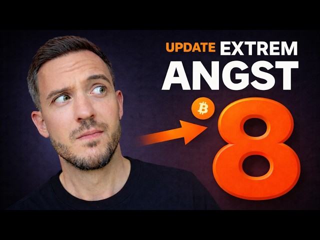 Fear & Greed bei 8 — und kein Bounce…